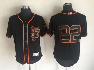 Will Clark San Francisco Giants black jersey