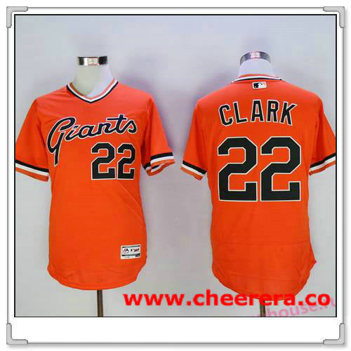 Will Clark San Francisco Giants orange jersey