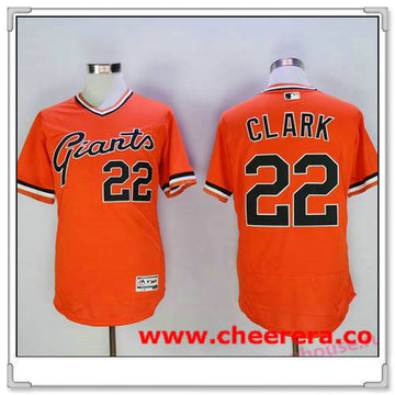Will Clark San Francisco Giants orange jersey