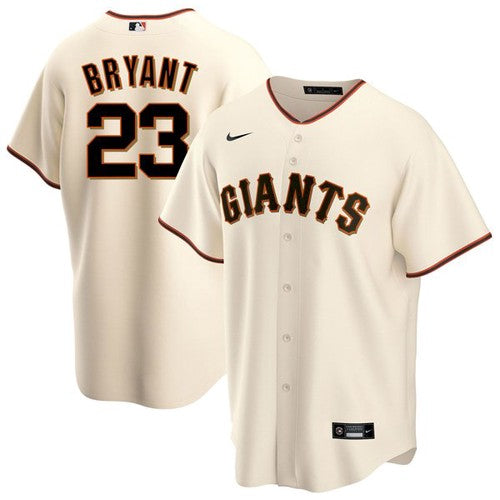 Kris Bryant San Francisco Giants cream jersey
