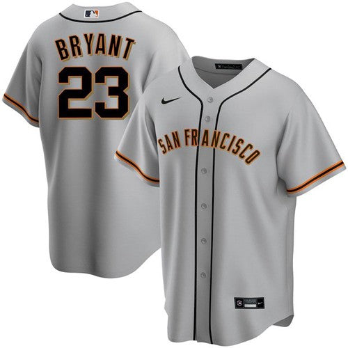 Kris Bryant San Francisco Giants gray jersey