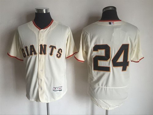 Willie Mays San Francisco Giants cream jersey