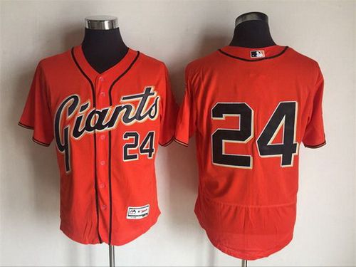 Willie Mays San Francisco Giants orange jersey
