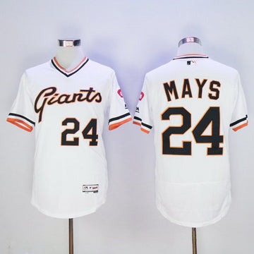 Willie Mays San Francisco Giants white jersey