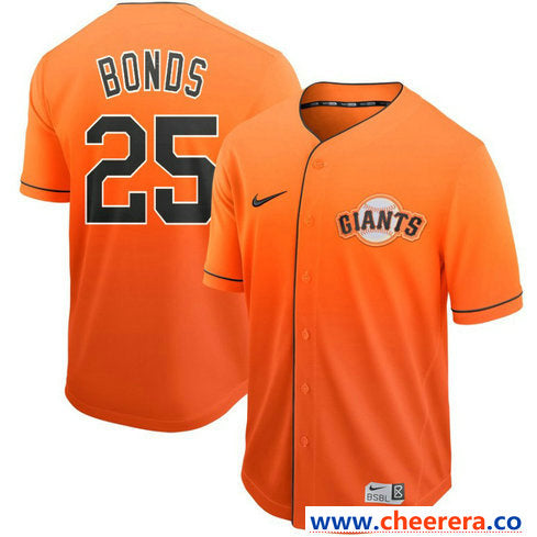 Barry Bonds San Francisco Giants orange jersey