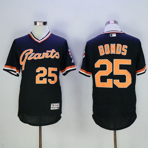 Barry Bonds San Francisco Giants black jersey