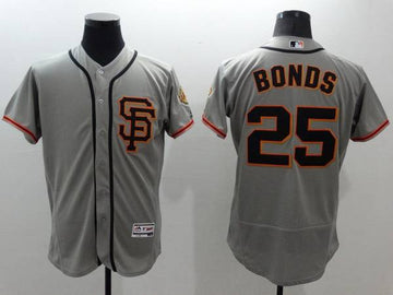 Barry Bonds San Francisco Giants gray jersey