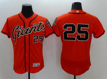 Barry Bonds San Francisco Giants orange jersey