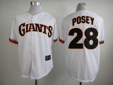 Buster Posey San Francisco Giants white jersey