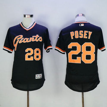 Buster Posey San Francisco Giants black jersey