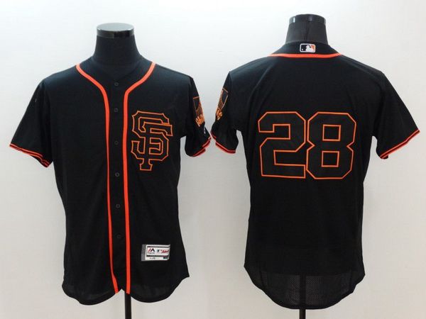 Buster Posey San Francisco Giants black jersey