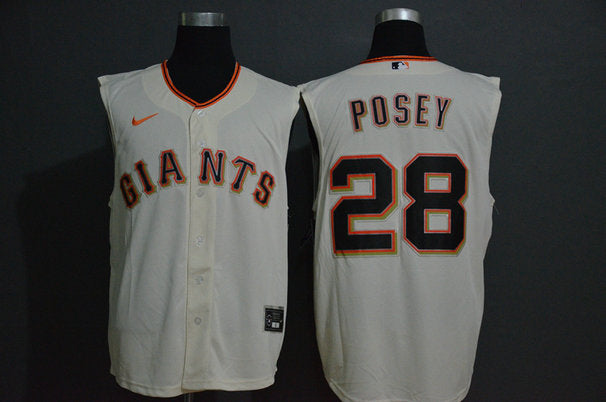 Buster Posey San Francisco Giants white jersey
