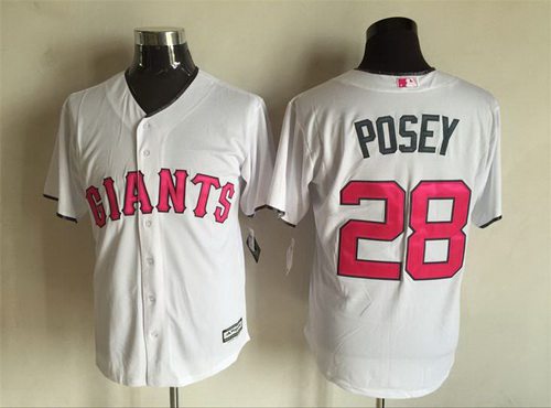 Buster Posey San Francisco Giants white jersey