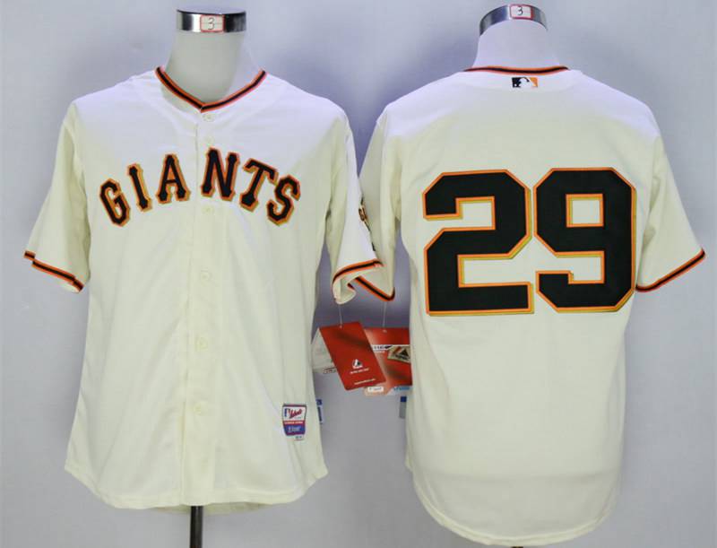 Hector Sanchez San Francisco Giants cream jersey