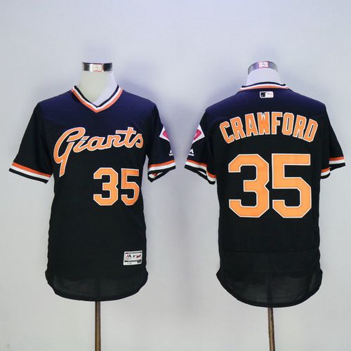 Brandon Crawford San Francisco Giants black jersey