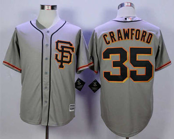 Brandon Crawford San Francisco Giants grey Road jersey