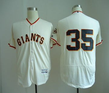 Brandon Crawford No Name San Francisco Giants cream Home jersey