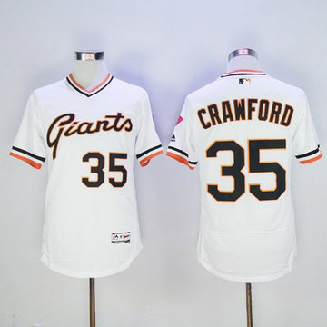 Brandon Crawford San Francisco Giants white jersey