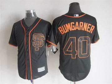Madison Bumgarner San Francisco Giants black Alternate jersey