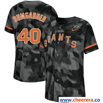 Madison Bumgarner San Francisco Giants black Fashion jersey