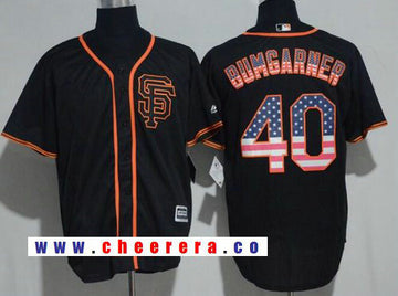 Madison Bumgarner San Francisco Giants black Fashion jersey