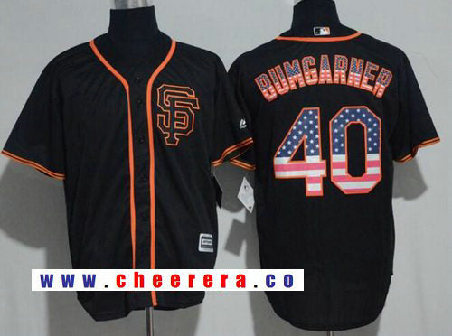 Madison Bumgarner San Francisco Giants black Fashion jersey