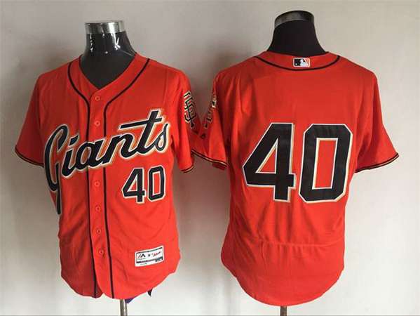 Madison Bumgarner San Francisco Giants orange jersey