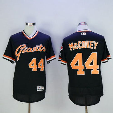 Willie McCovey San Francisco Giants black jersey