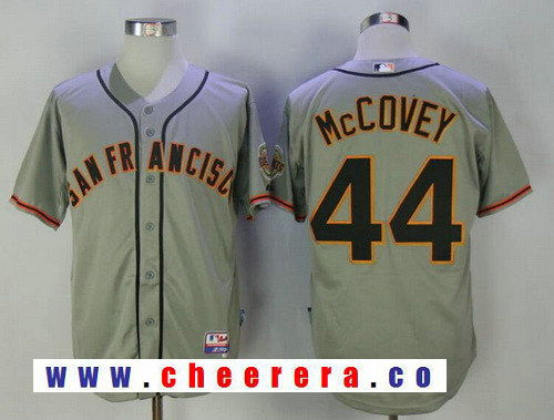 Willie McCovey San Francisco Giants gray Road jersey