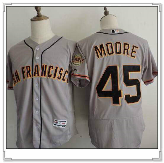 Matt Moore San Francisco Giants gray Road jersey