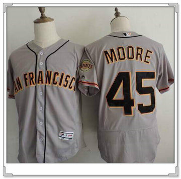 Matt Moore San Francisco Giants gray Road jersey