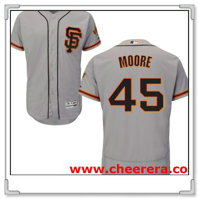 Matt Moore San Francisco Giants gray jersey