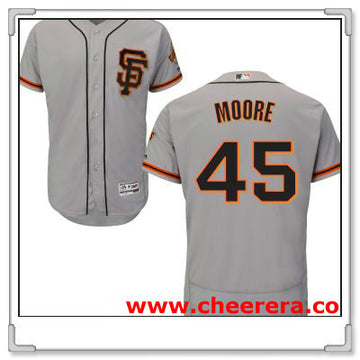 Matt Moore San Francisco Giants gray jersey