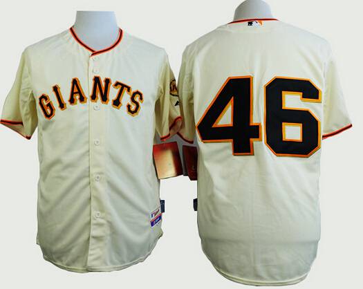 Santiago Casilla San Francisco Giants cream jersey
