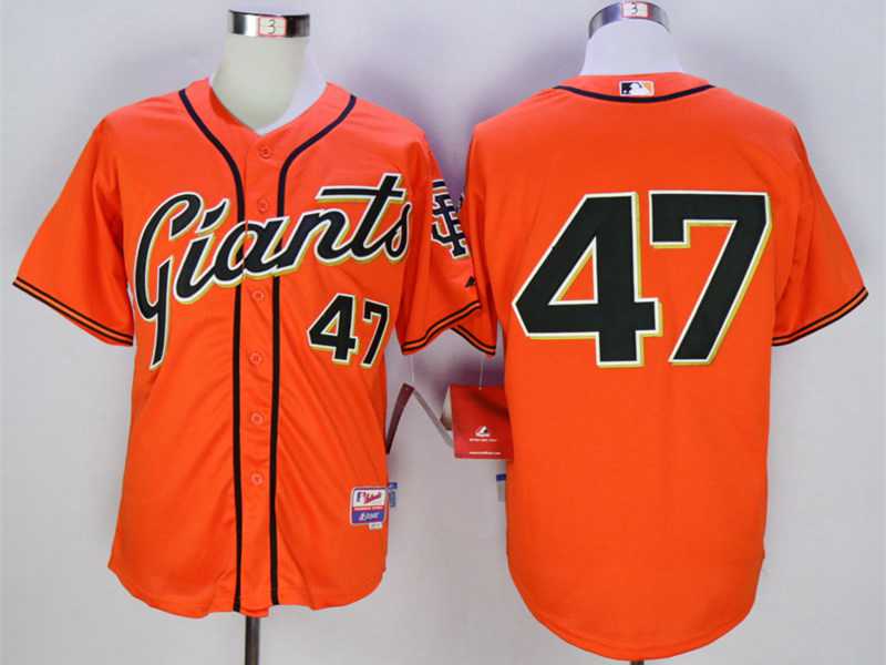 Johnny Cueto San Francisco Giants orange jersey