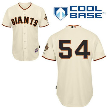 Sergio Romo San Francisco Giants cream jersey