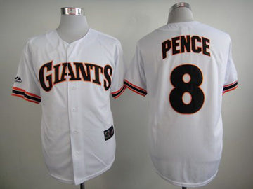 Hunter Pence San Francisco Giants white jersey