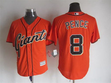 Hunter Pence San Francisco Giants orange Alternate jersey