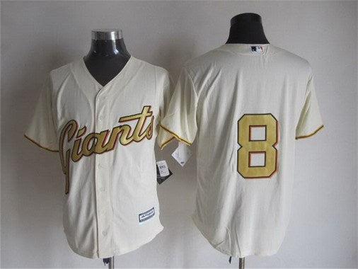 Hunter Pence San Francisco Giants cream jersey