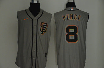 Hunter Pence San Francisco Giants gray jersey