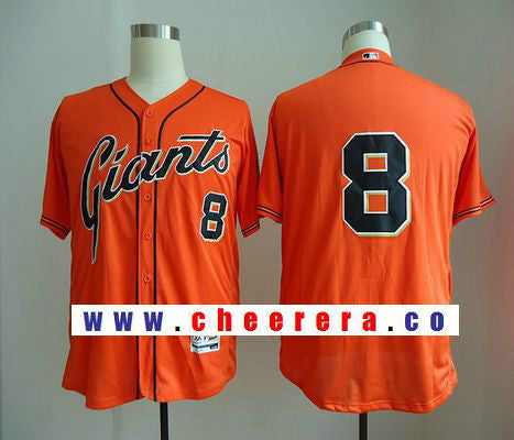 Hunter Pence No Name San Francisco Giants orange jersey