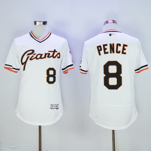 Hunter Pence San Francisco Giants white jersey