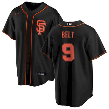 Brandon Belt San Francisco Giants black Alternate jersey