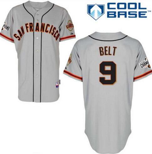 Brandon Belt San Francisco Giants gray Road jersey