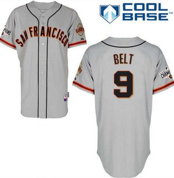 Brandon Belt San Francisco Giants gray Road jersey