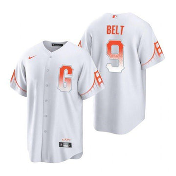 Brandon Belt San Francisco Giants white City Connect jersey