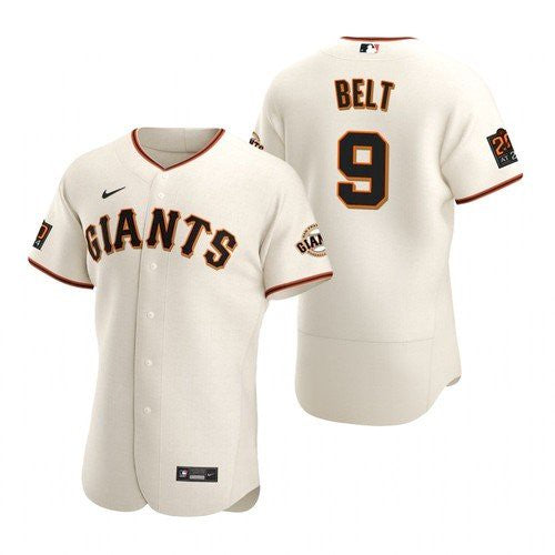 Brandon Belt San Francisco Giants cream jersey