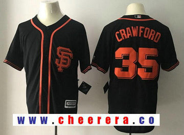 Brandon Crawford San Francisco Giants black Alternate jersey
