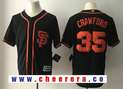 Brandon Crawford San Francisco Giants black Alternate jersey
