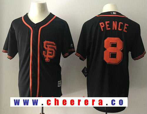 Hunter Pence San Francisco Giants black Alternate jersey